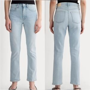 Everlane Original Cheeky Ultra Light Wash Straight Leg Jeans SZ 26 Sustainable